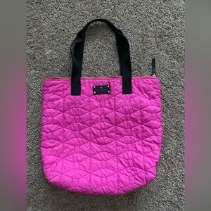 Kate Spade Fuscia Quilted Tote